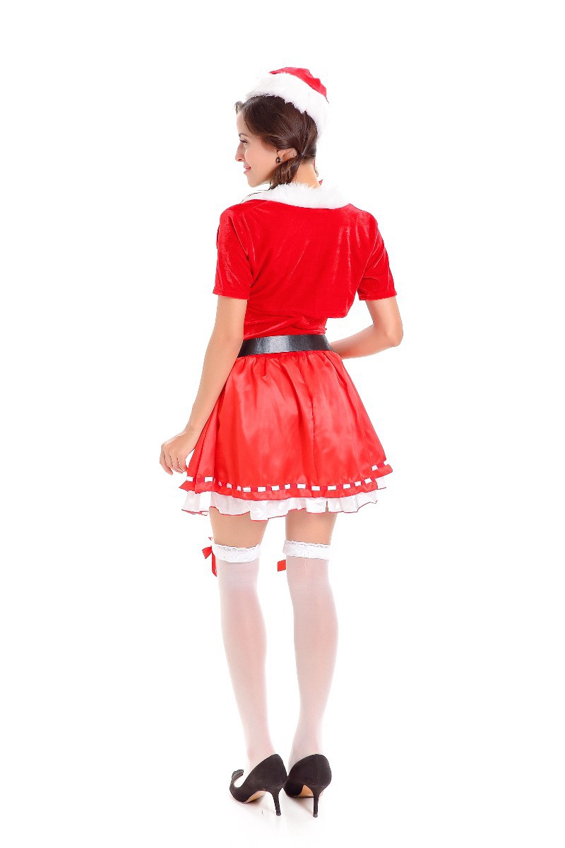 FC135 Candy Cane Cutie Costume Womens Sexy Christmas Fancy Dress